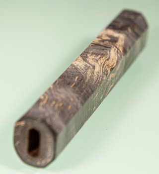 Messergriff octagonal 1-teilig grau stabilisiert