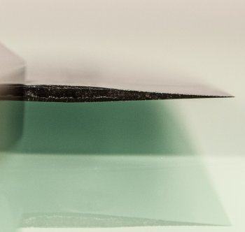 Takeo Murata Aogami 1 Wa-Santoku 165mm gelb stabilisiert Bffelhorn