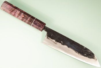 Takeo Murata Aogami 1 Wa-Santoku 165mm violett stabilisiert mit Ring