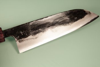 Takeo Murata Aogami 1 Wa-Santoku 165mm violett stabilisiert mit Ring