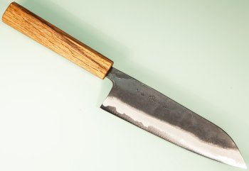 Kyohei Kurouchi Aogami 2 Wa-Santoku 170mm Oak