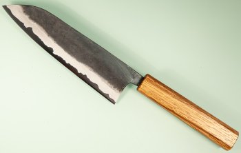 Kyohei Kurouchi Aogami 2 Wa-Santoku 170mm Oak