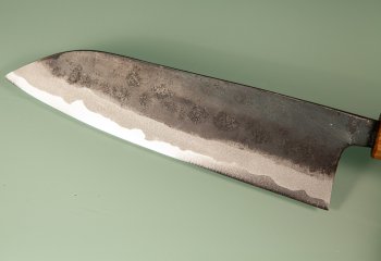 Kyohei Kurouchi Aogami 2 Wa-Santoku 170mm Oak