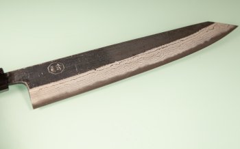 Hatsukokoro Kumokage AO2 Kuro Dama Wa-Sujihiki 255mm Teak