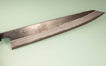 Hatsukokoro Kumokage AO2 Kuro Dama Wa-Sujihiki 255mm Teak