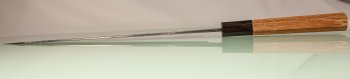 Hatsukokoro Kumokage AO2 Kuro Dama Wa-Sujihiki 255mm Teak