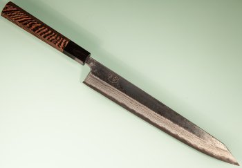 Hatsukokoro Kumokage AO2 Kuro Dama Wa-Sujihiki 255mm Wenge