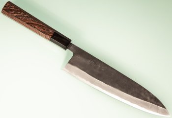 Shiro Kamo black AS Wa-Gyuto 210mm Wenge