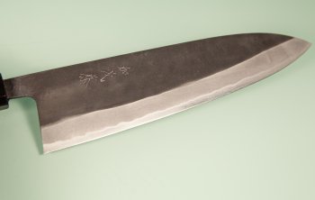 Shiro Kamo black AS Wa-Gyuto 210mm Wenge