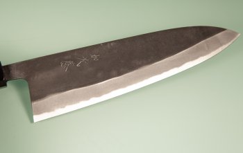 Shiro Kamo black AS Wa-Gyuto 210mm Wenge