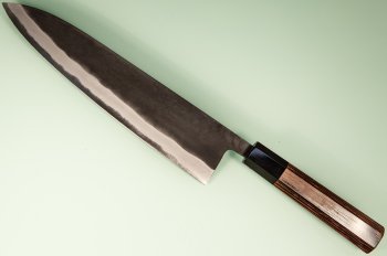 Shiro Kamo black AS Wa-Gyuto 245mm Wenge