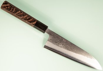 Yoshikane SKD11 Nashiji Wa-Santoku 165mm