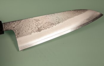 Yoshikane SKD11 Nashiji Wa-Santoku 165mm