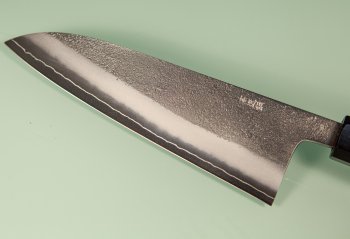 Yoshikane SKD11 Nashiji Wa-Santoku 165mm