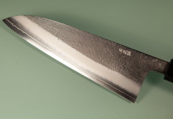 Yoshikane SKD11 Nashiji Wa-Santoku 165mm