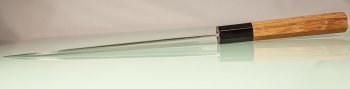 Hatsukokoro Ginyo Silver 3 Tsuchime Damascus Wa-Gyuto 215mm Teak