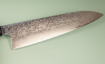 Hatsukokoro Ginyo Silver 3 Tsuchime Damascus Wa-Gyuto 215mm Teak