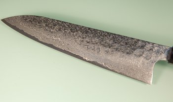 Hatsukokoro Ginyo Silver 3 Tsuchime Damascus Wa-Gyuto 215mm Teak