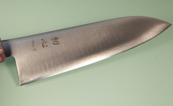 Hatsukokoro VG-5 Hayabusa Wa-Santoku 180mm violett stabilisiert