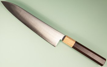 Hatsukokoro VG-5 Hayabusa Wa-Gyuto 210mm Wenge/Ash