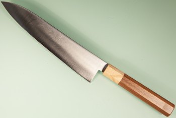 Hatsukokoro VG-5 Hayabusa Wa-Gyuto 210mm Walnut/Ash