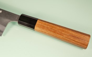 Yoshikane SKD11 Nashiji Wa-Kiritsuke 210mm Teak