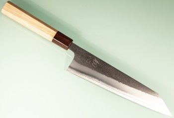 Yoshikane SKD11 Nashiji Wa-Kiritsuke 210mm Ash/Wenge