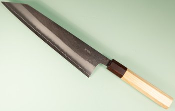 Yoshikane SKD11 Nashiji Wa-Kiritsuke 210mm Ash/Wenge