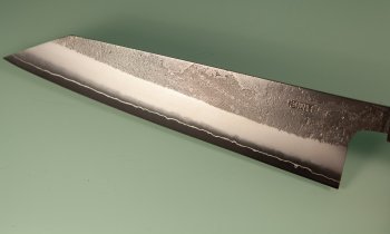 Yoshikane SKD11 Nashiji Wa-Kiritsuke 210mm Ash/Wenge