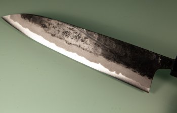 Kyohei Kurouchi Aogami 2 Wa-Gyuto 215mm Ahorn/Bffelhorn