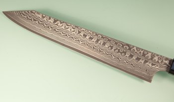 Nigara R2 Damascus black Wa-Sujihiki 240mm