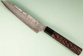 Nigara R2 Damascus black Wa-Petty 140mm