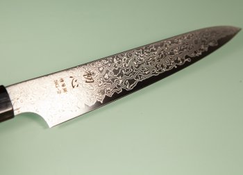 Hatsukokoro Saihyo SG2 Damascus Wa-Petty 145mm