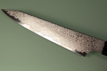 Hatsukokoro Saihyo SG2 Damascus Wa-Kiritsuke Petty 140mm