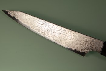 Hatsukokoro Saihyo SG2 Damascus Wa-Kiritsuke Petty 140mm