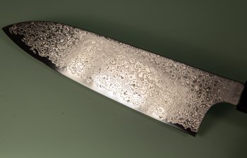 Hatsukokoro Saihyo SG2 Damascus Wa-Santoku 175mm