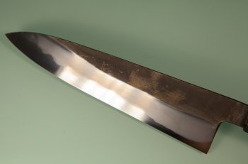 Hatsukokoro Yoake Blue1 Kurouchi Wa-Gyuto 215mm Teak