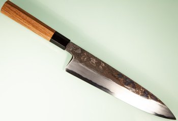 Hatsukokoro Yoake Blue1 Kurouchi Wa-Gyuto 245mm Teak