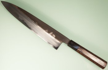 Hatsukokoro Yoake Blue1 Kurouchi Wa-Gyuto 245mm Wenge