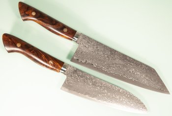 Tanaka R2 Suminagashi Wa-Monster-Bunka 200mm Rosenholz/helles Bffelhorn