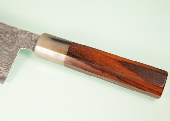 Tanaka R2 Suminagashi Wa-Monster-Bunka 200mm Rosenholz/helles Bffelhorn