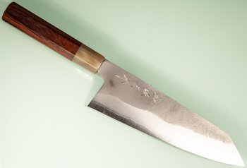 Tanaka Nashiji Silver3 Wa-Monster-Bunka 200mm Rosenholz/helles Bffelhorn