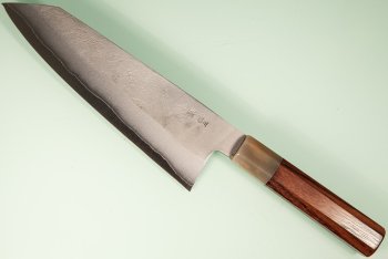 Tanaka Nashiji Silver3 Wa-Monster-Bunka 200mm Rosenholz/helles Bffelhorn