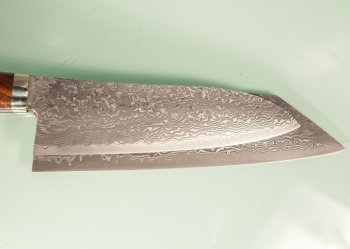 Tanaka Nashiji Silver3 Wa-Monster-Bunka 200mm Rosenholz/helles Bffelhorn