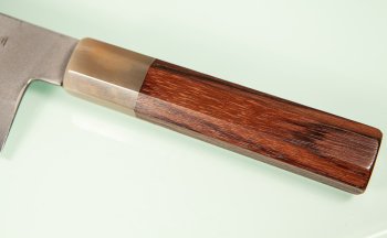 Tanaka Nashiji Silver3 Wa-Monster-Bunka 200mm Rosenholz/helles Bffelhorn