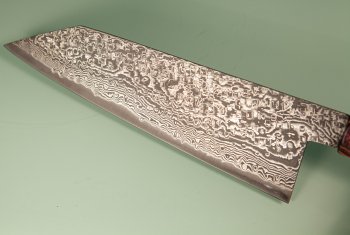 Tanaka R2 Suminagashi Wa-Monster-Bunka 200mm violett stabilisiert mit Ring