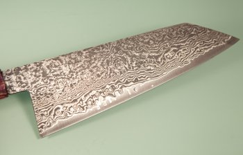 Tanaka R2 Suminagashi Wa-Monster-Bunka 200mm violett stabilisiert mit Ring