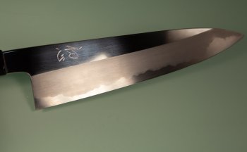 Hatsukokoro Komorebi Blue2 Wa-Gyuto 215mm Teak