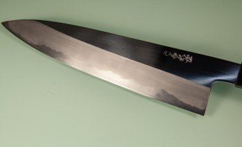 Hatsukokoro Komorebi Blue2 Wa-Gyuto 215mm Teak