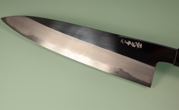 Hatsukokoro Komorebi Blue2 Wa-Gyuto 215mm Teak